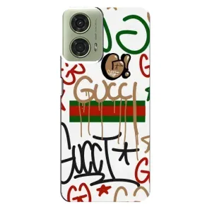 Бренднові Чохли для Motorola MOTO G24 - (PREMIUMPrint) (Стиль GUUCI)