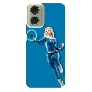 Чохол з принтом Фантастична четвірка для Motorola MOTO G24 (Сью Сторм політ)