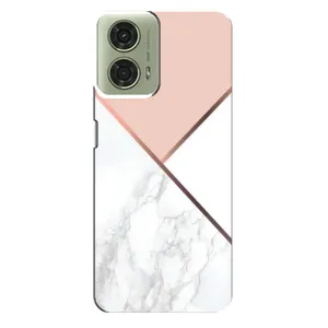 Мраморний чехол на Motorola MOTO G24 (VPrint) (Тройний мрамор)