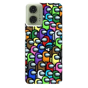 Чохли Амонг Ас для Motorola MOTO G24 (AlphaPrint) (Убитий)