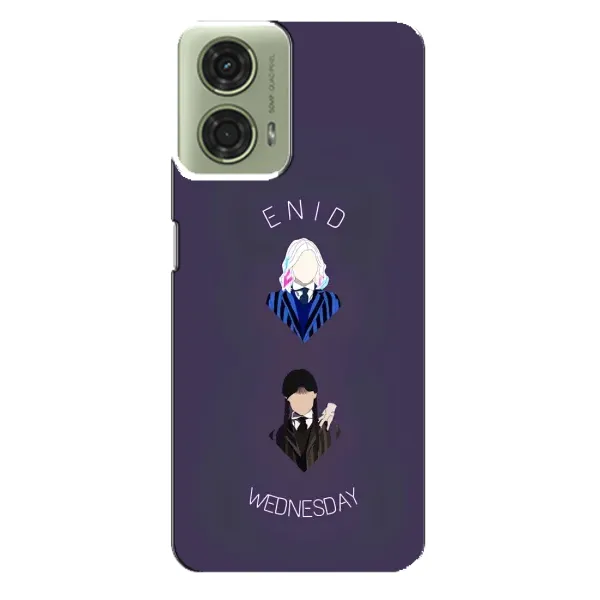 Чохол з принтом «Венздей і подруга» для Motorola MOTO G24 Чохол з принтом «Венздей і подруга» для Motorola MOTO G24