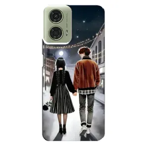 Чохол з дизайном Венздей 2 на Motorola MOTO G24 (Венздей та Тайлер)