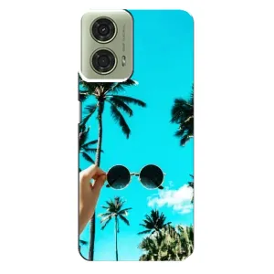 Силіконовий чохол з КАРТИНКАМИ літо для Motorola MOTO G24 (AlphaPrint)