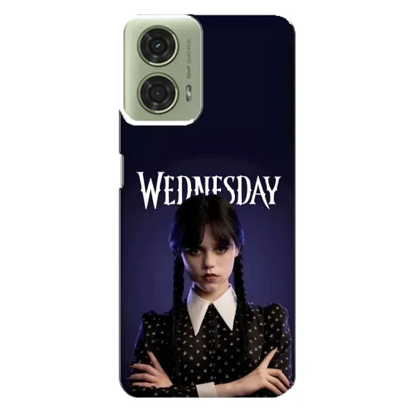 Чохол з принтом «Wednesday» для Motorola MOTO G24 Чохол з принтом «Wednesday» для Motorola MOTO G24