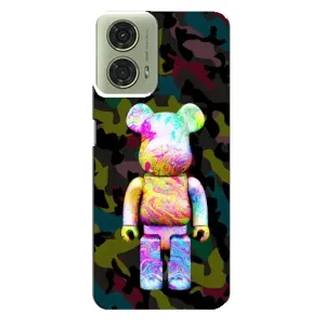 Чохли для Motorola MOTO G24 - Bearbrick Louis Vuitton (PREMIUMPrint) (Яскравий Bearbrick)