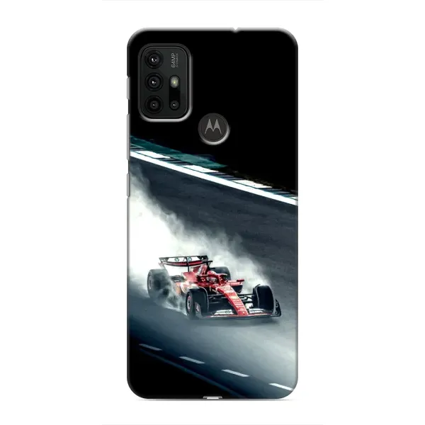 Чехол с принтом «Болид гоночный» для Motorola MOTO G30
