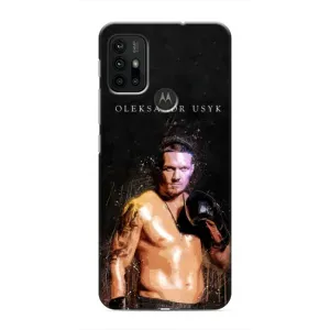 Чехол с принтом «Боксер Александр Усик» для Motorola MOTO G30