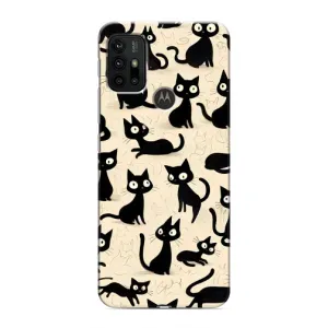 Чохол з малюнком кіт на Motorola MOTO G30