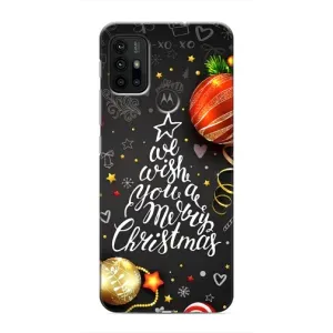 Рождественские Чехлы для Motorola MOTO G30 (VPrint) (Елочка)