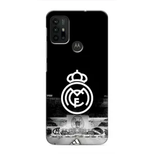 ФК Реал Мадрид чехлы для Motorola MOTO G30 (AlphaPrint) (эмблема Реал Мадрид)