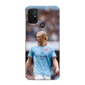 Чехлы с футболистом Ерлинг Холанд для Motorola MOTO G30 (AlphaPrint) (Эрлинг Холанд)