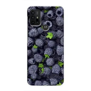 Чехлы с Фруктами для Motorola MOTO G30 (VPrint) (Ежевика)