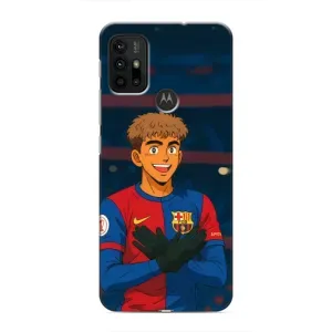 Чехол с футболистом Ламин Ямаль Motorola MOTO G30 (Футболист Ямаль)