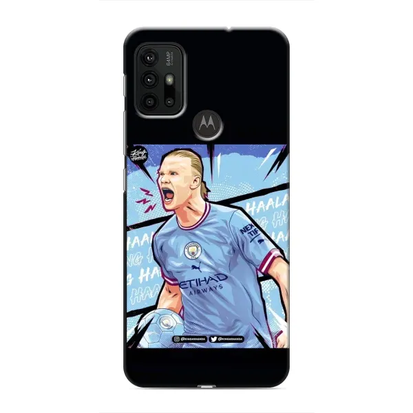 Чехол с принтом «гол Эрлинг Холланд» для Motorola MOTO G30