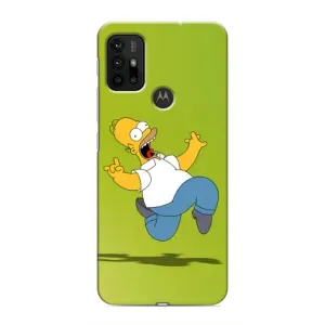 Чехол с Симпсонами для Motorola MOTO G30 (VPrint) (Гомер Симпсон)