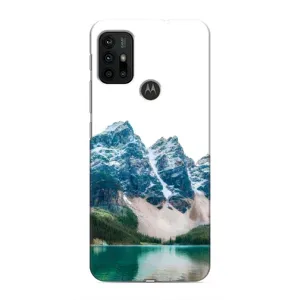 Силиконовый чехол с КАРТИНКАМИ лето для Motorola MOTO G30 (AlphaPrint) (Гори)