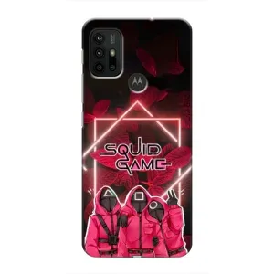 Чехол с принтом «Охранники Игра кальмара» для Motorola MOTO G30