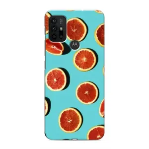 Чехлы с Фруктами для Motorola MOTO G30 (VPrint) (Грейпфрут)