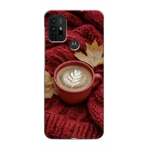 Чехол с принтом «Кофе на пледе» для Motorola MOTO G30