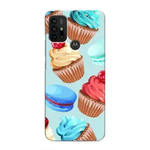 Чехлы с Фруктами для Motorola MOTO G30 (VPrint) (Кексики)