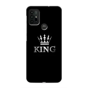 Чехол с Короной Мото G30 - (AlphaPrint) (KING)