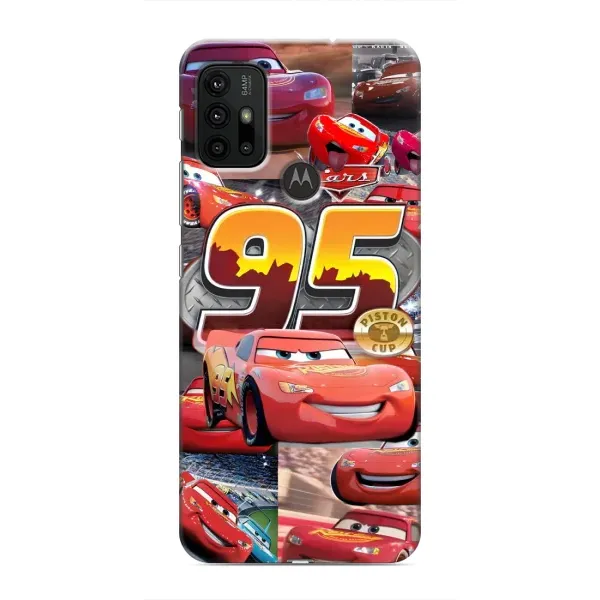Чехол с принтом «Коллаж Молния Маквин» для Motorola MOTO G30
