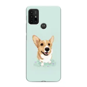 Чехлы с собаками для Motorola MOTO G30 (VPrint) (Корги)