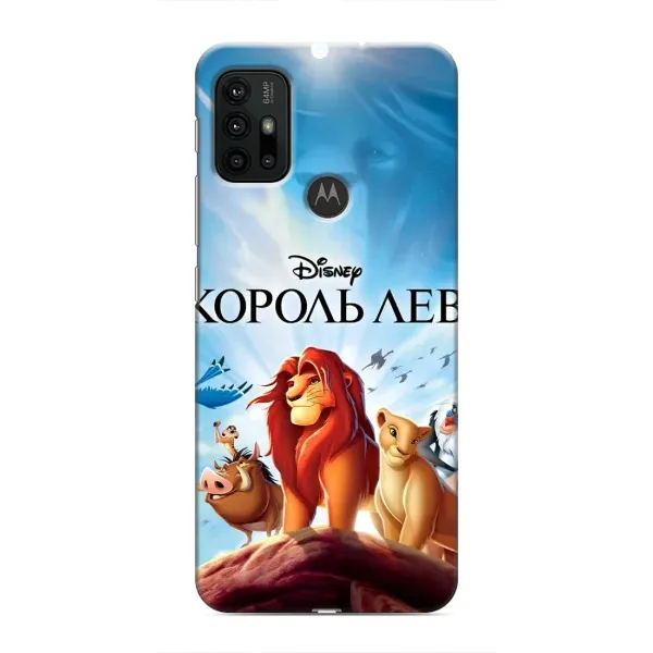 Чехол с принтом «Постер Король Лев» для Motorola MOTO G30
