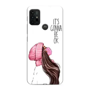 Чехол с печатью для Motorola MOTO G30 - (Мода) (AlphaPrint) (Коронавирус)