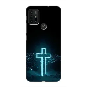 Чехол для Motorola MOTO G30 (AlphaPrint) - (Христианские)