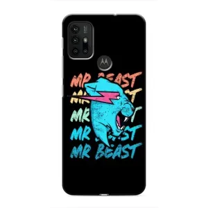 Чехлы Мистер Бист для Мото G30 (logo Mr beast)