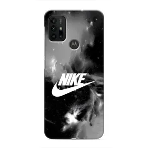 Чехол для Motorola MOTO G30 - с принтом Найк (AlphaPrint) (Лого Найк)