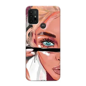 Чехол с печатью для Motorola MOTO G30 - (Мода) (AlphaPrint)