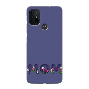 Чехлы для мамы на Motorola MOTO G30 (Мама в цветах)