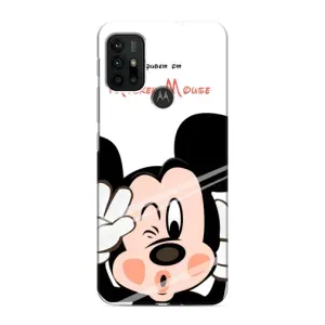 Эксклюзивный чехол для Motorola MOTO G30 (AlphaPrint - Мультяшные)