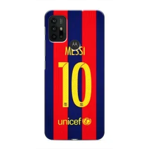 Чехлы Месси для Motorola MOTO G30 (AlphaPrint) (Messi Barca 10)