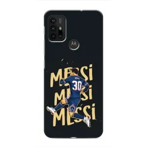 Чехлы для Motorola MOTO G30 (Leo чемпион) (AlphaPrint) (Messi ПСЖ)