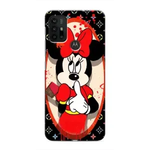 Чехол Disney Mouse Motorola MOTO G30 (PREMIUMPrint) (Минни Маус ЛВ)
