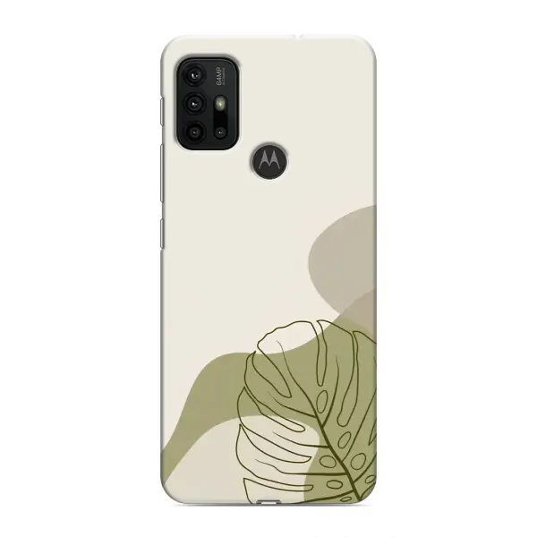 Чохол з принтом «Зелена монстера дизайн» для Motorola MOTO G30