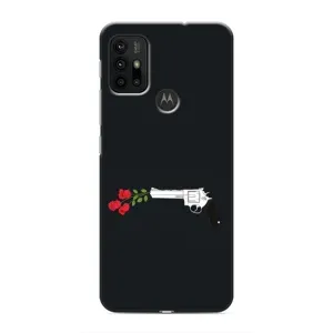 Чехлы (ART) Цветы на Motorola MOTO G30 (VPrint) (Неожиданные цветы)