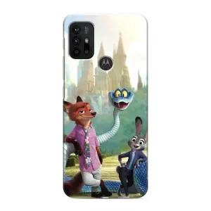 Чехол с принтом «Герои мультфильма Зверополис» для Motorola MOTO G30