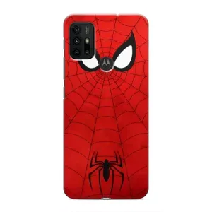 Чехол с человеком пауком для Motorola MOTO G30 - (AlphaPrint) (Паук (Марвел))