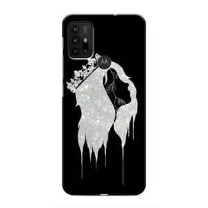 Чехол с Короной Мото G30 - (AlphaPrint) (Принцесса)