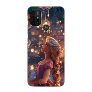 Чехол с принтом «Рапунцель фонарики» для Motorola MOTO G30