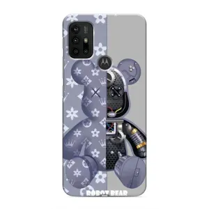 Крутые Чехлы Луи Виттон для Motorola MOTO G30 (AlphaPrint) (Робот Мишка)