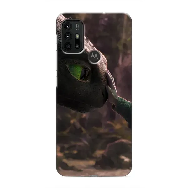 Чехол с принтом «Сцена с драконом» для Motorola MOTO G30