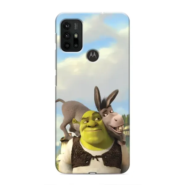 Чехол с принтом «Шрек и Осел» для Motorola MOTO G30