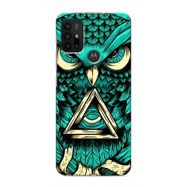 Чохол з принтом «Сова з оком» для Motorola MOTO G30