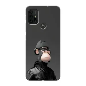 Чехлы с Обезьянами NFT для Motorola MOTO G30 (AlphaPrint) (стильная обезьяна NFT)