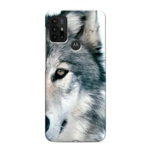Чехлы с картинками животных Motorola MOTO G30 (Волк)